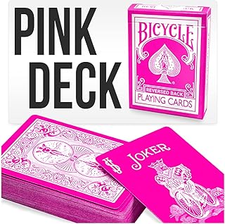 Pink Bicycle Playing Cards Deck by Magic Makers