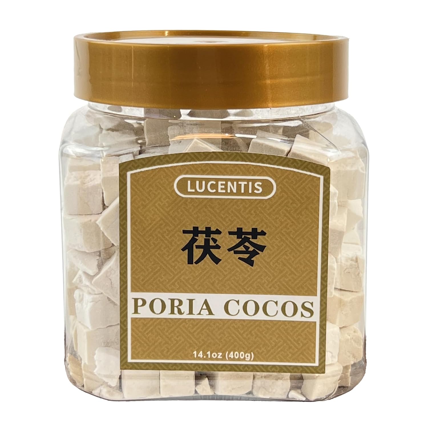 Poria Cocos (茯苓) – Fu Ling 14.1oz (400g) – Natural Herbal Ingredient for Beverage, Soup, Porridge & Baking – No Additives