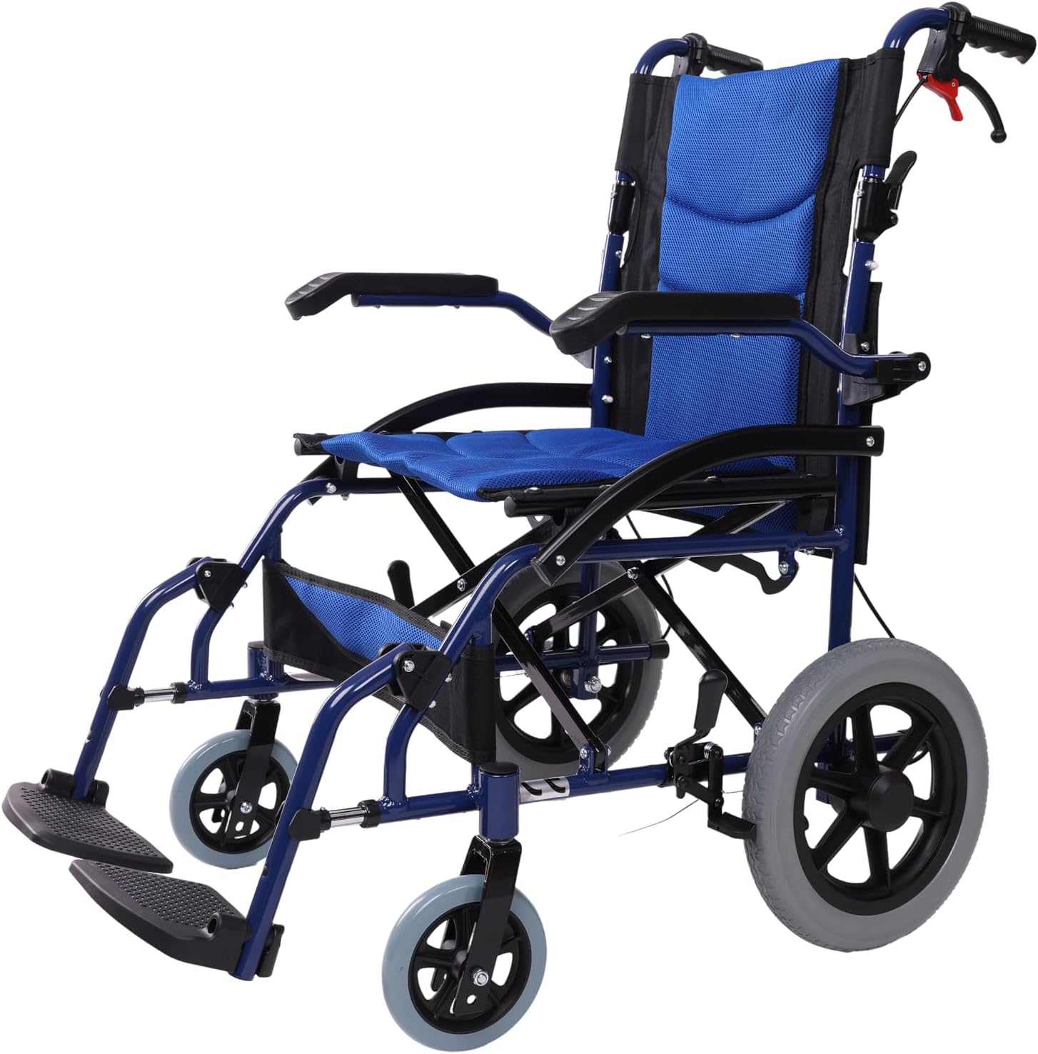 Angel Mobility Lightweight Aluminium Folding Transit Travel Wheelchair AMW1866