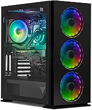 YEYIAN Yari Pre Built Gaming PC,Intel i7-12700F up to 4.9GHz, RTX 4060 Ti, 16GB DDR5 RAM 5600Mhz, 1TB NVMe SSD, VR AI Wi-Fi Ready & Windows 11 Home Towers Computers