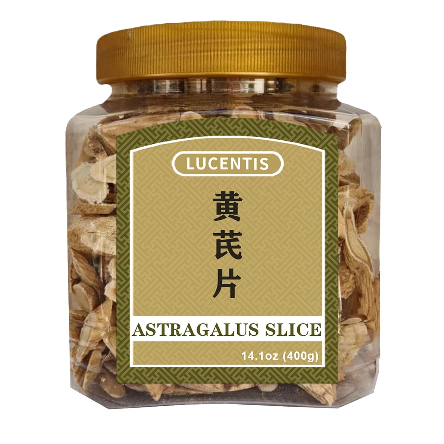 Premium Astragalus Root Tea Slices, Huangqi (黄芪茶) – 14.11oz (400g) – Pure & Natural, No Additives, Cut & Sifted for Immune Support & Energy