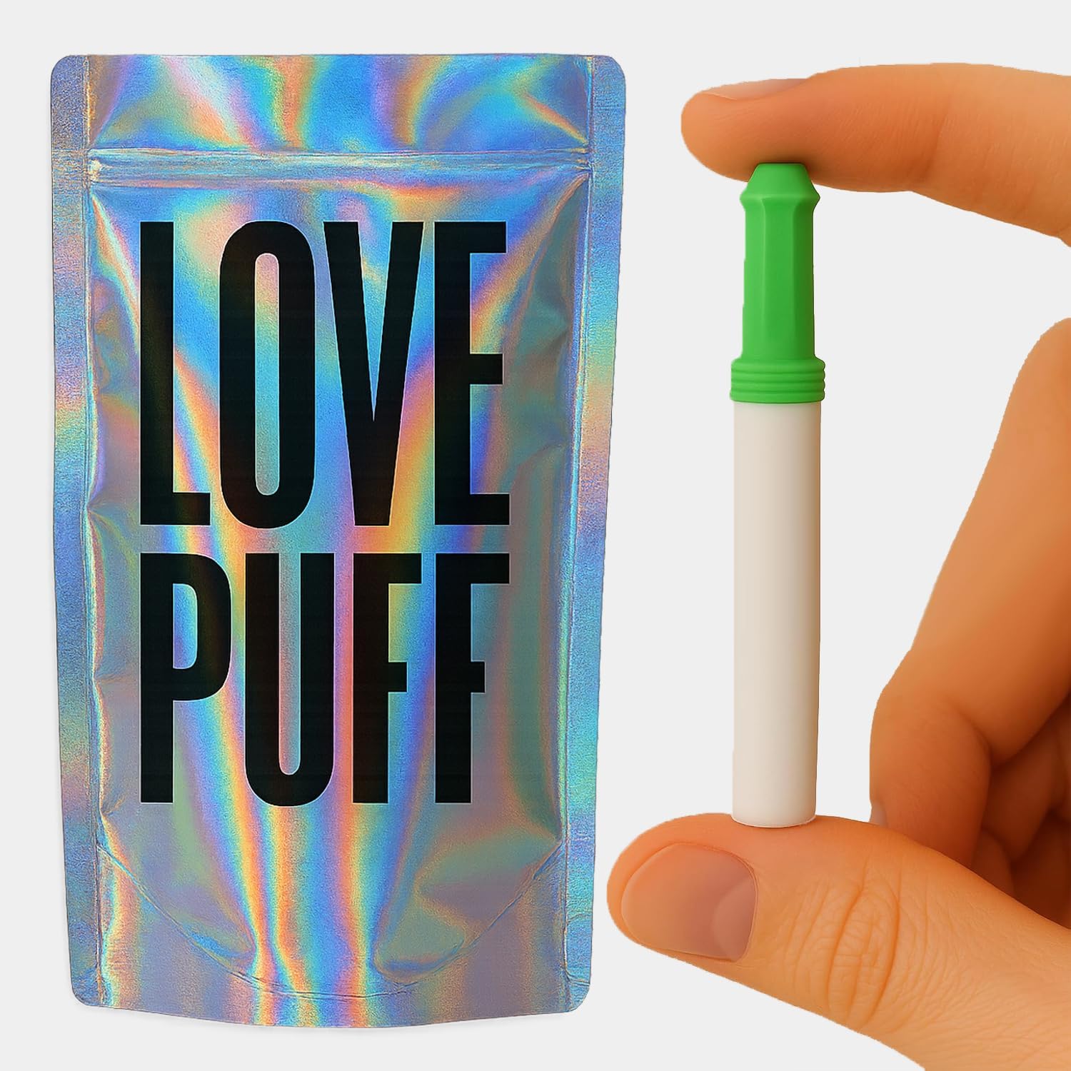 LovePuff Chew Puffer No Heating Non-Electric Vaporless Puffer | Habit Replace Bad Habits, Reduce Cravings | Quit Smoking, Quit Vaping Smokeless Inhaler | Nicotine-Free Lung Detox