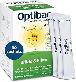 OptiBac Probiotics Bifidobacteria & Fibre, Pack of 30 Sachets