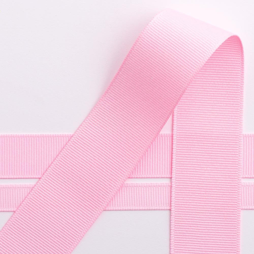 Italian Options Grosgrain Ribbon, 10mm x 10 Metre Roll, Pale Pink