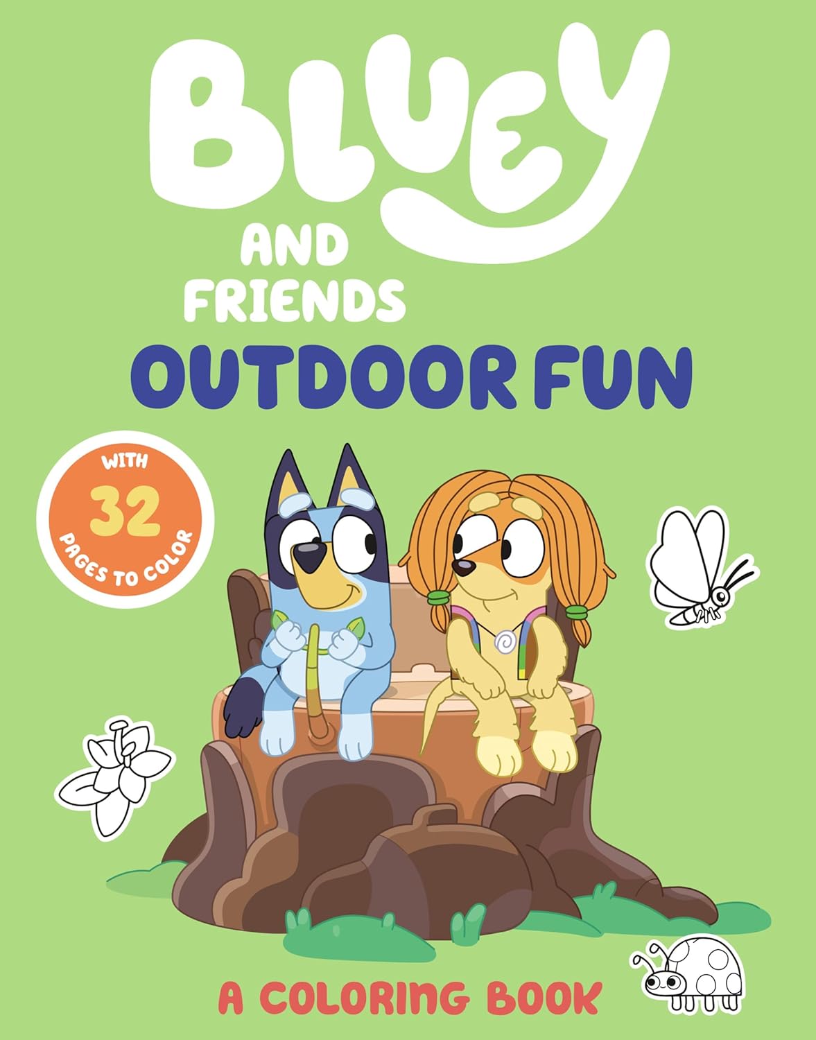 Bluey and Bingo's Outdoor Fun: A Coloring Book