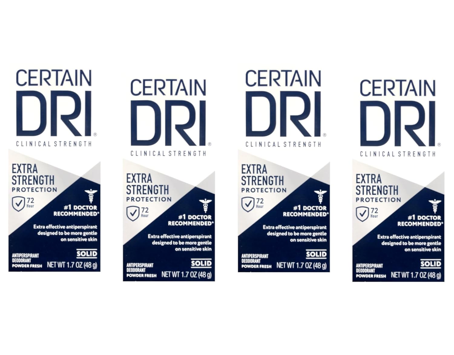 CERTAIN DRI Anti-Perspirant Solid (Pack of 4)