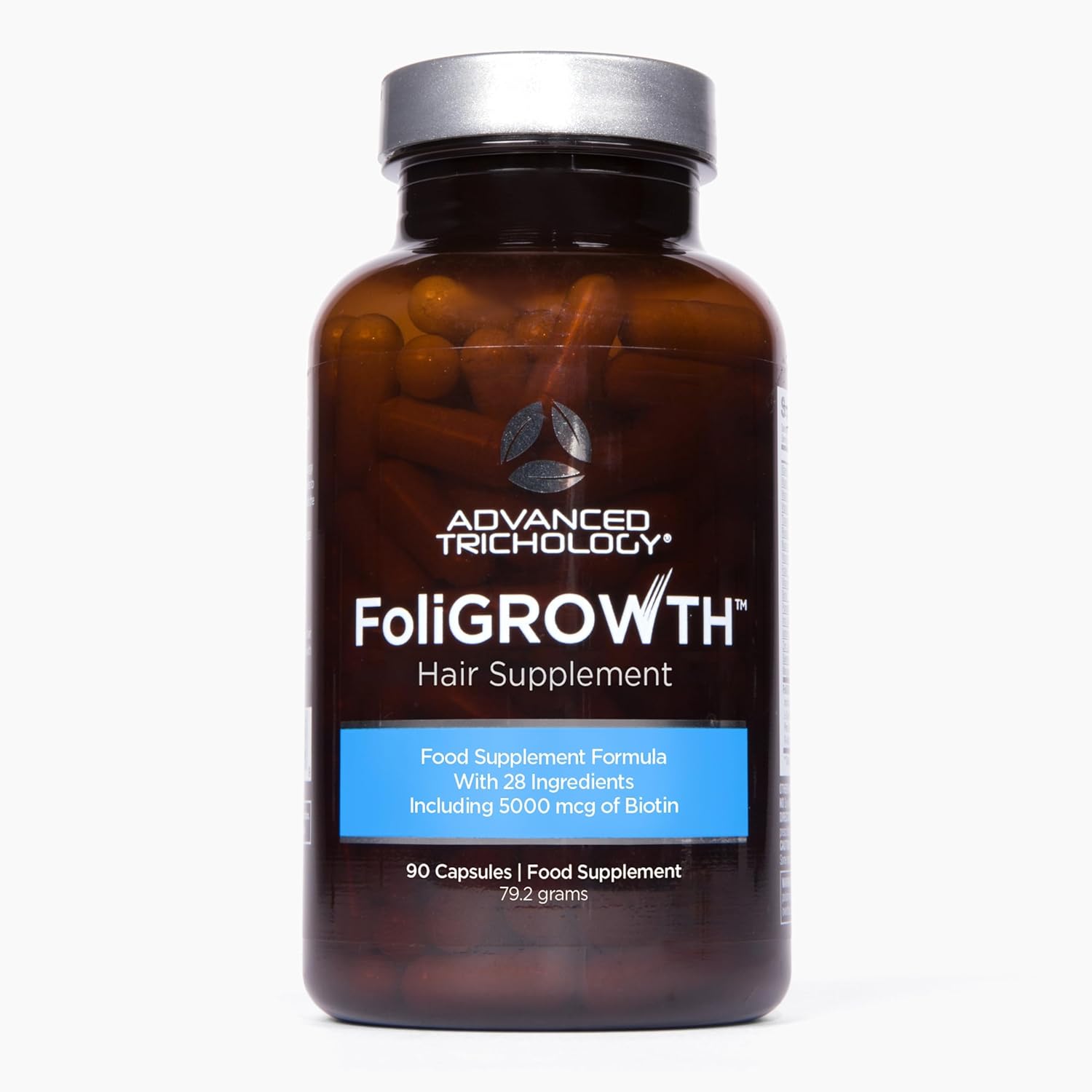 Advanced Trichology FoliGROWTH Hair Supplement – Designed to Provide Essential Vitamins and Minerals for Hair and Scalp Health