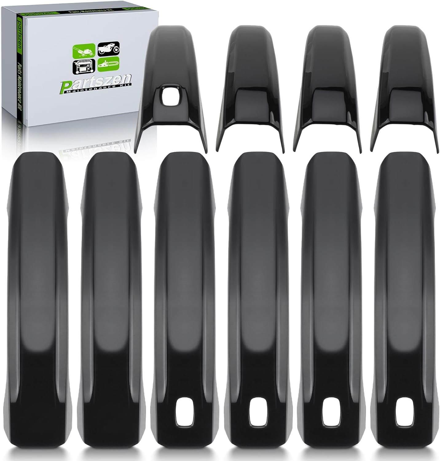 Door Handle Cover Fits Gloss Black for GMC Sierra 1500 2500HD 3500HD Sierra 1500 Limited 2019-2023