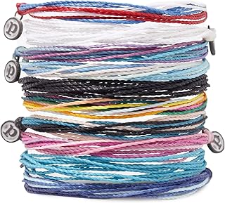 Pura Vida Bracelets Pack Bestsellers Friendship Bracelet Pack - Set of 10 Stackable Bracelets for Women, Beach Bracelet & Accessoriess - 10 String Bracelets