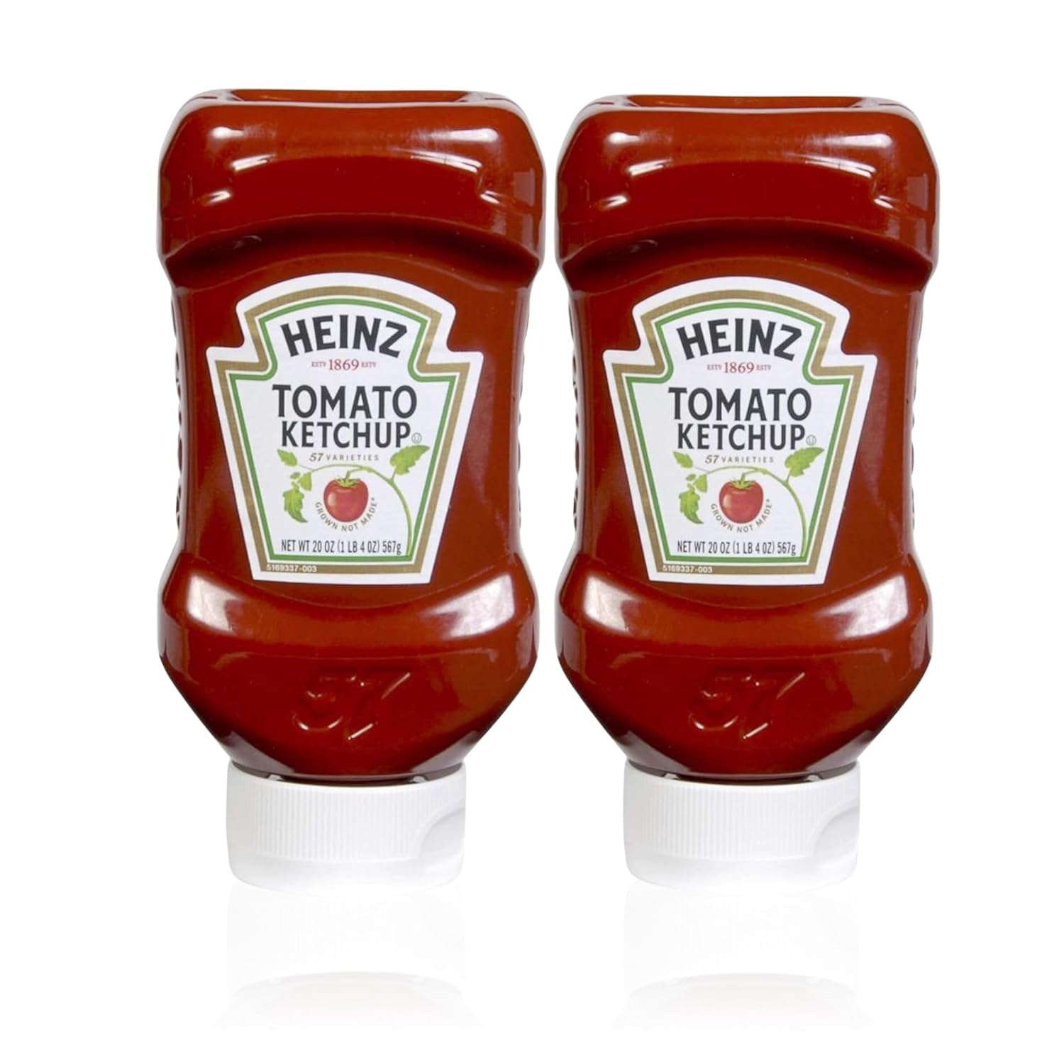Concession Essentials Heinz Squeeze Bottles Ketchup, 20 Oz Squeeze Bottle, Pack of Two. Total 40 Ounces