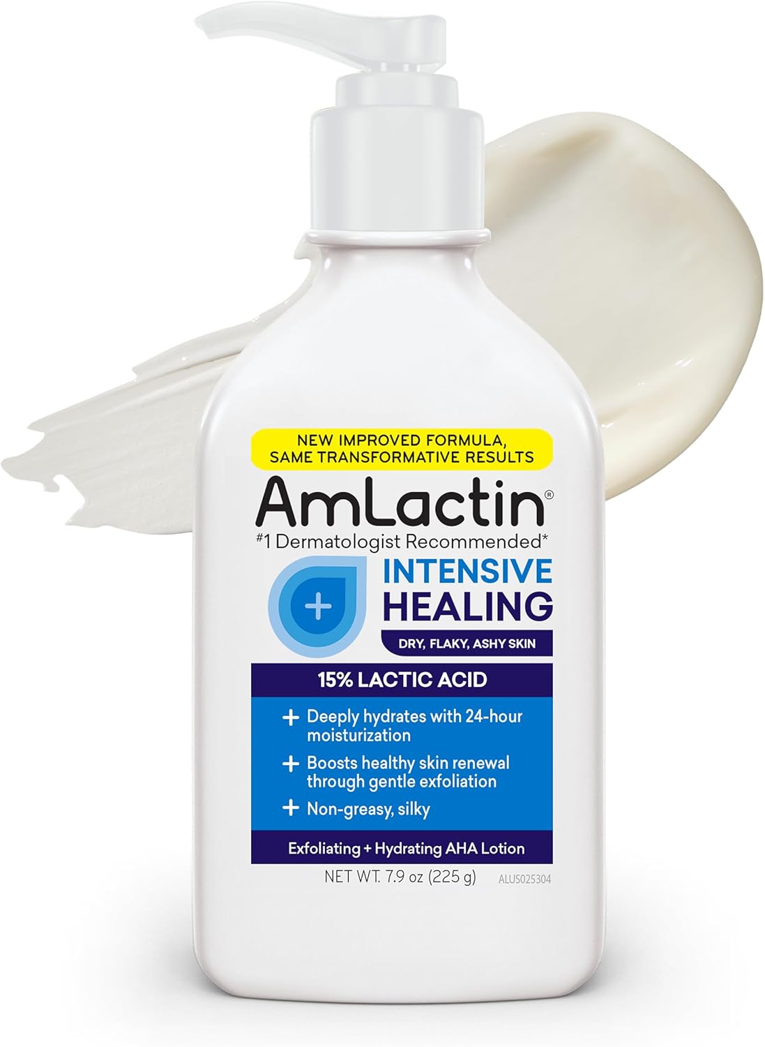 AmLactin Rapid Relief Restoring Lotion + Ceramides, 7.9 Ounce, Paraben Free