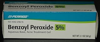 Perrigo 5 Percent Benzoyl Peroxide Acne Treatment Gel 60gm Tube