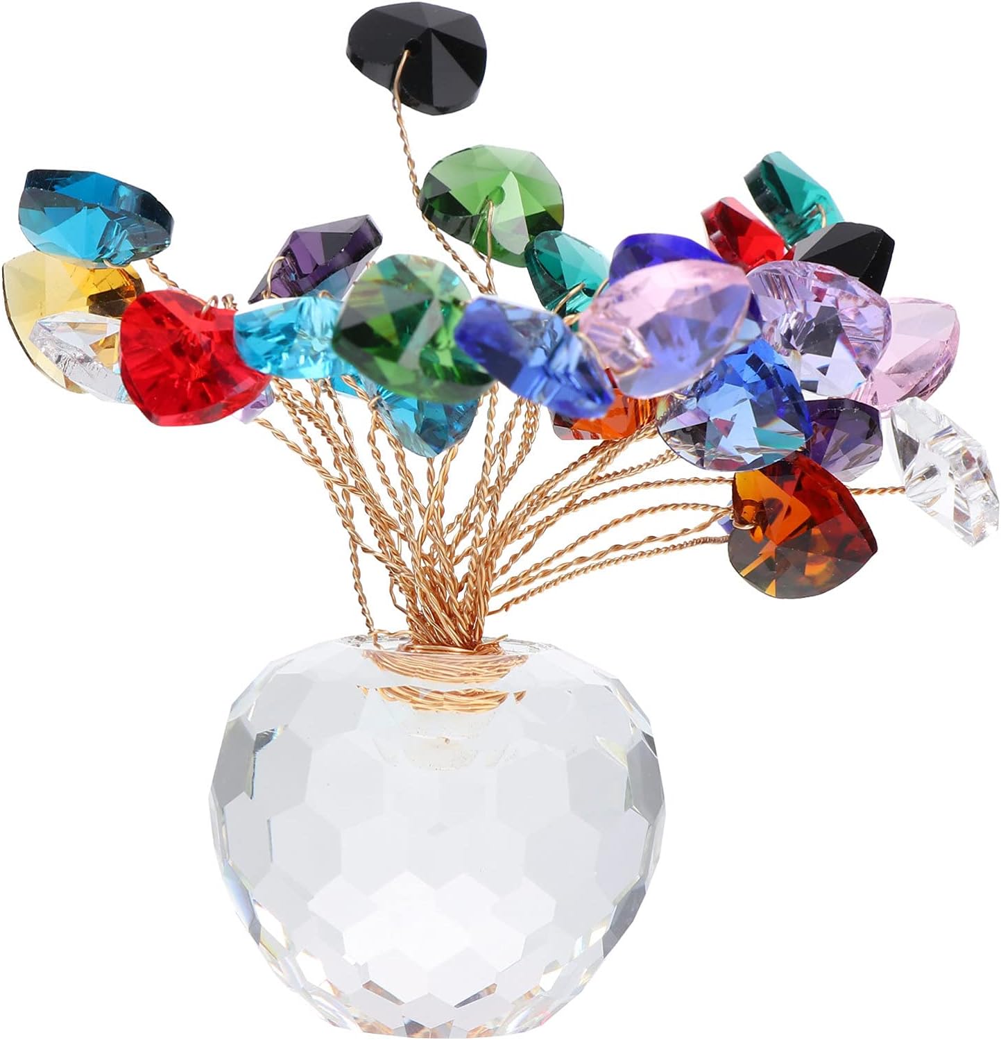 VOSAREA Crystal String Flower Ornaments Home Dcor Products Decorative Ornaments for Living Apple Themed Decor