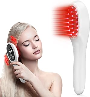 Laser Comb (FDA Cleared) - Professional Medical Grade Red Light Treatment with Lasers for Hair Growth, Electric Scalp Massager for Alopecia in Men & Women