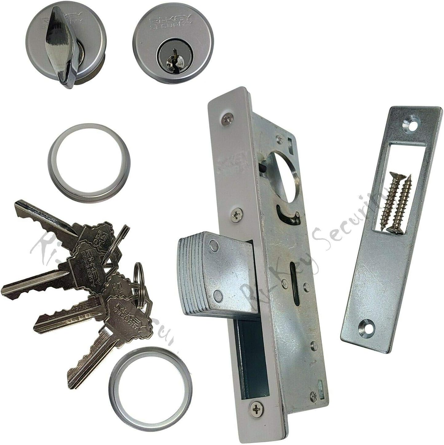 Storefront Door Mortise Lock Bolt Deadbolt w/ 2 Cylinders Adams Rite Cam SC1-TT