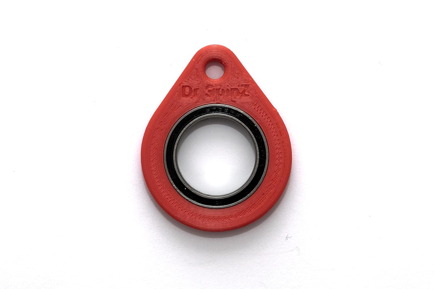 Dr SpinZ Keychain Spinner with Ball Bearing (Red)