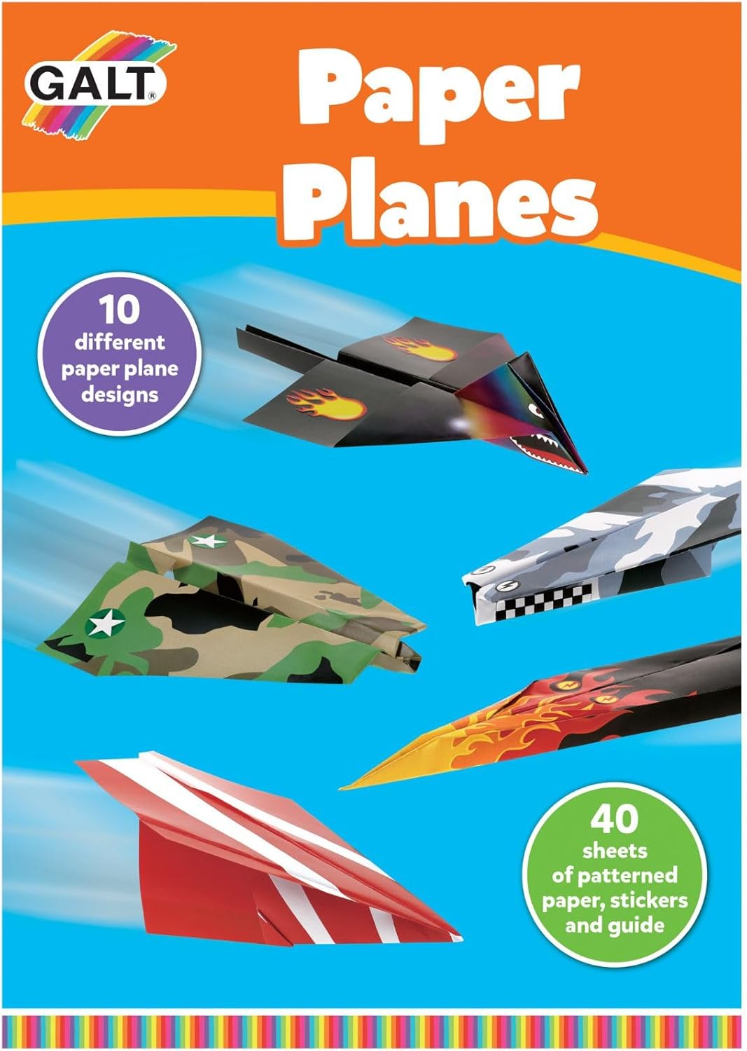 Galt Toys, Paper Planes, Paper Aeroplanes For Kids, Ages 7 Years Plus