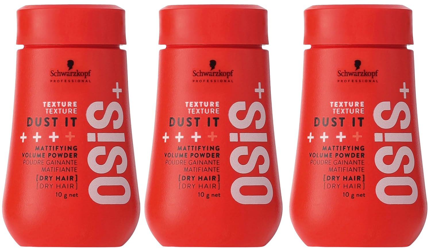 OSiS+ Dust It - Mattifying and Texturizing Volume Powder – Long-Lasting Hold, Strong Control and Separation for Different Hair Styles