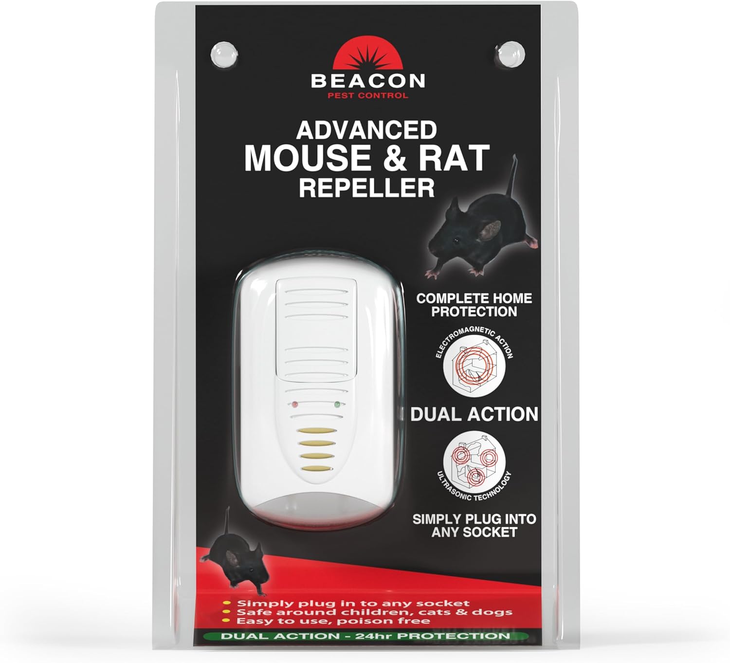 Rentokil RKLFM89 Beacon Mouse & Rat Rep Dual Action