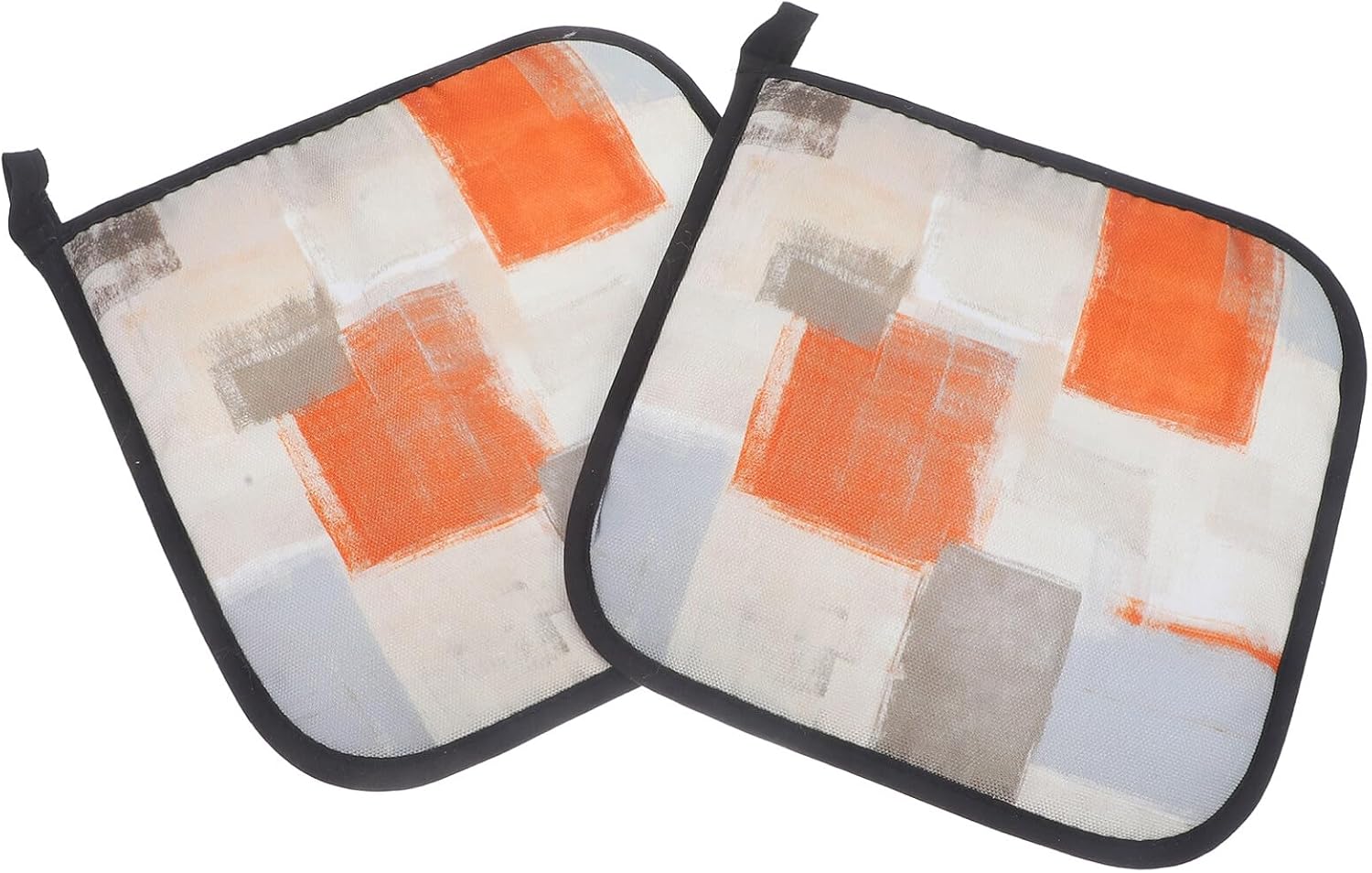 HOLIDYOYO 2pcs Heat Resistant Kitchen Pot Holders Versatile Cloth Mats for Cooking Dining and Serving for Hot Dishes Pans and Bowls Practical Table Mats Loop