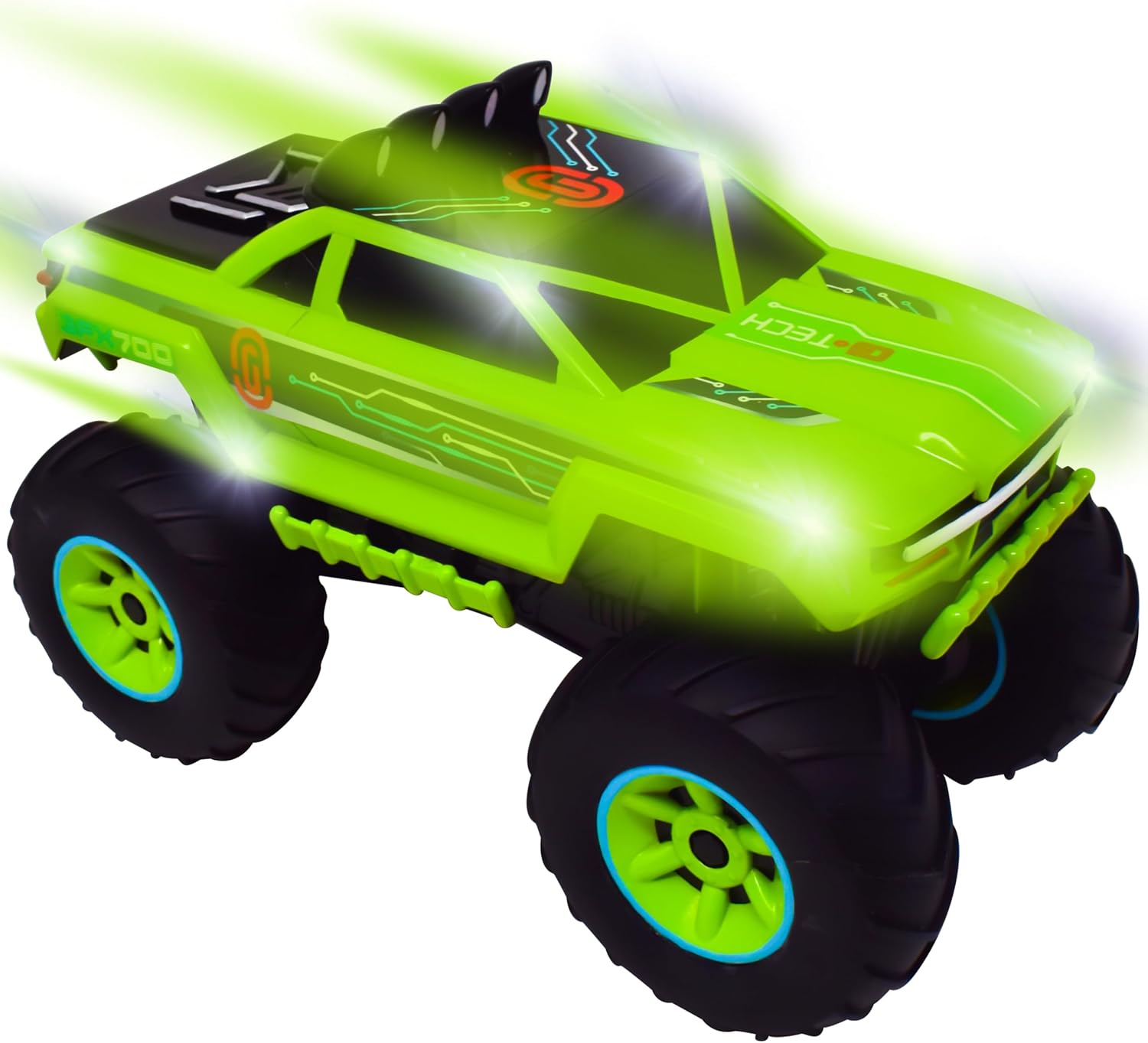 Maxx Action 12" Motorized 'Lights & Sounds' Off-Road Monster Truck - Green
