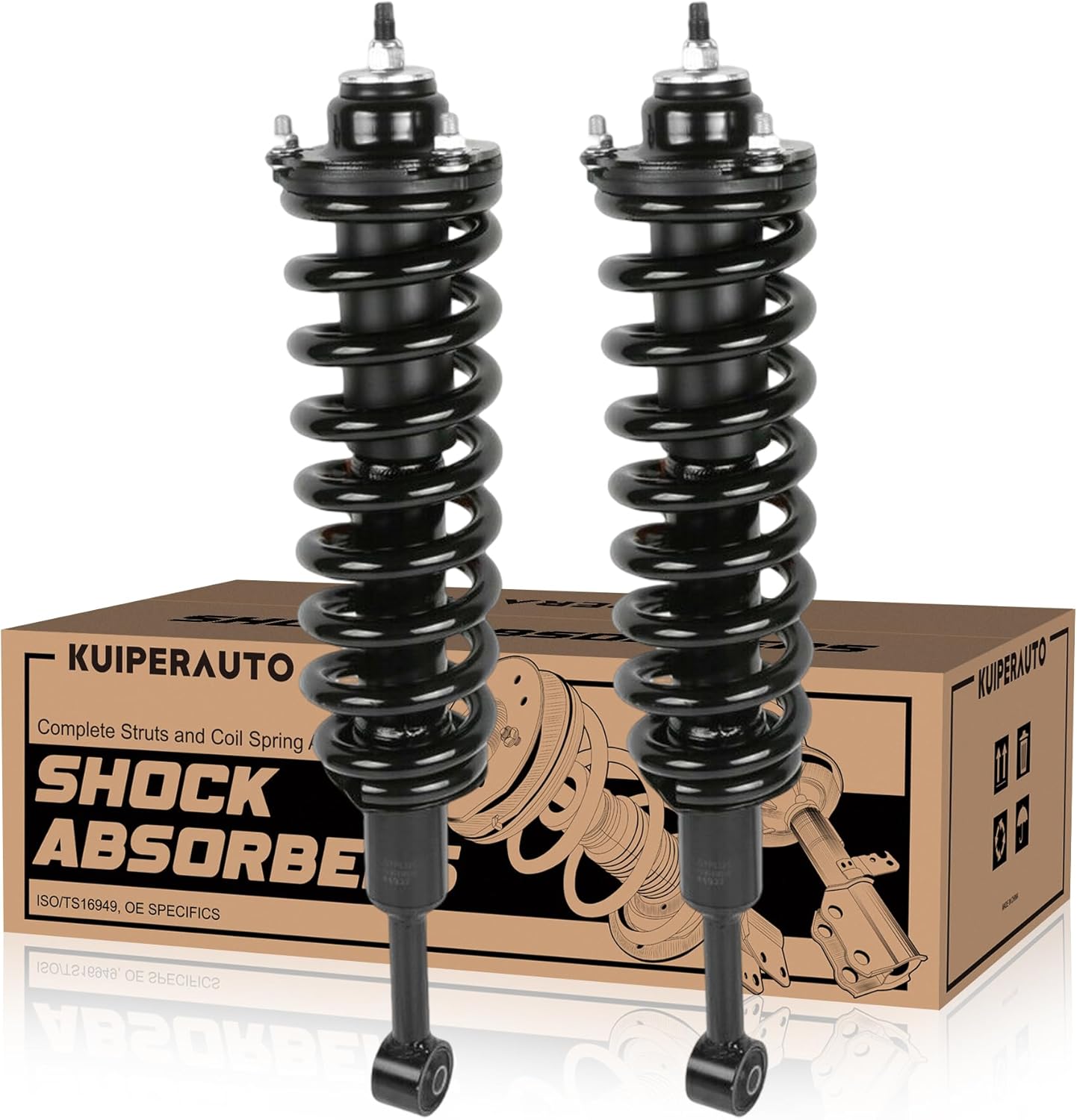 171371L 1345566R Front Struts Complete Assembly Shocks Absorbers Compatible for 2005-2015 Toyota Tacoma (set of 2)