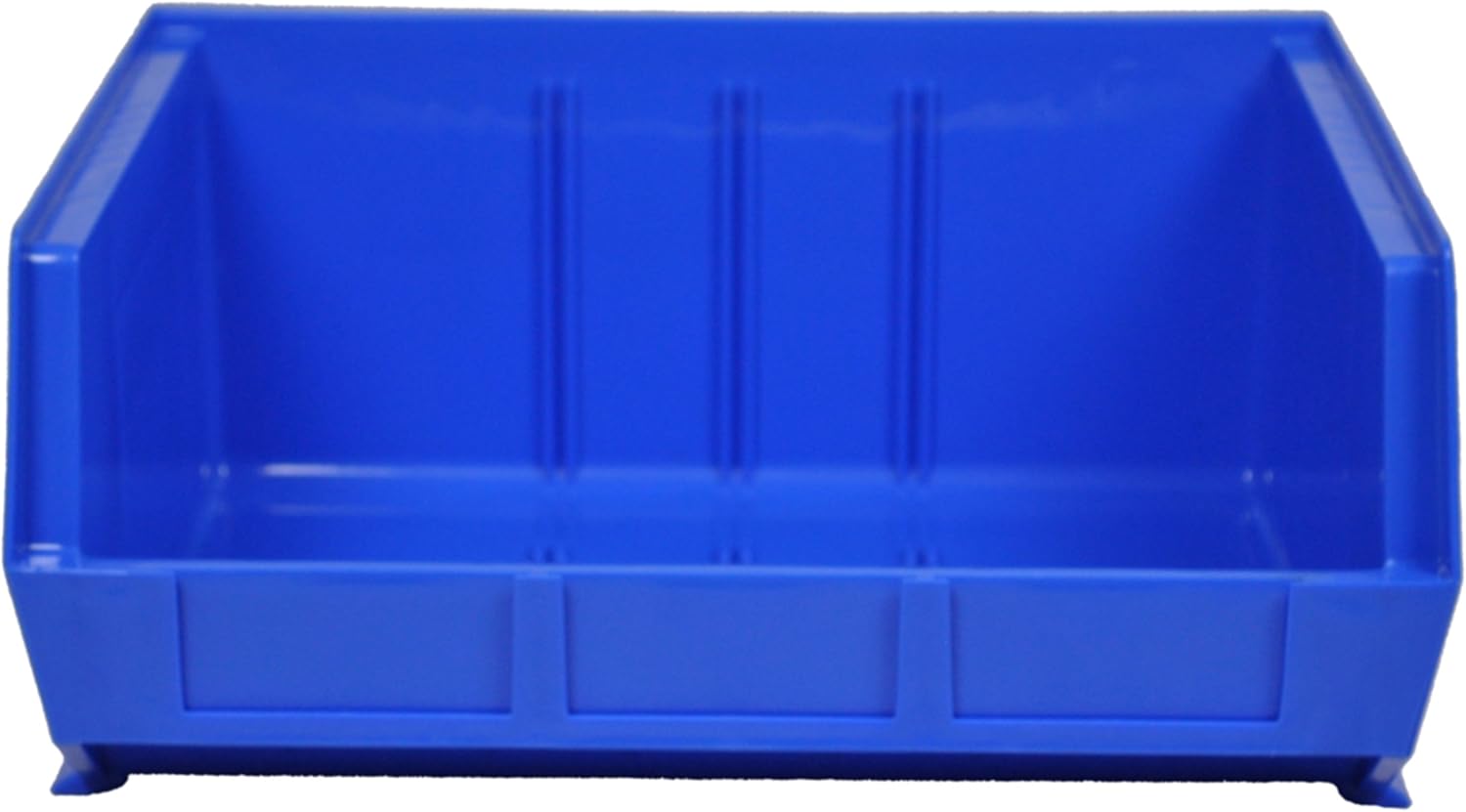 Pack of 5 x Rhino Tuff Bin60 Plastic Storage Parts Bins - Large Stacking Component Box Ideal for Garage Workshop or Warehouse Picking Bin