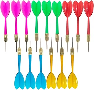 FOTN Interbusiness BBstep Steel Tip Dart Colorful Dart 15pcs 6g Assorted Color