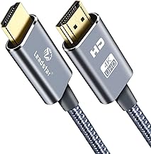 HDMI Cable 4K 15 ft, High Speed HDMI 2.0 Cord Braided | 4K @ 60Hz, Ultra HD, 4K 2160p 1080p, ARC, 3D, HDCP 2.2 | Compatible with Xbox / PS4 / PS5 / Fire TV/Laptop/Monitor - Grey