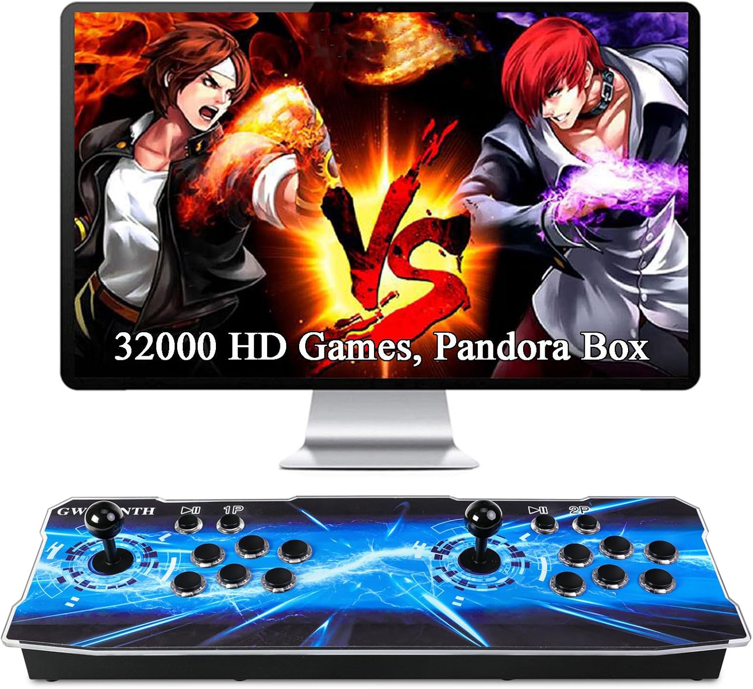GWALSNTH 32000 in 1 Pandora Box 60S Arcade Games Console, Plug and Play Video Game,1280X720 Display,Search/Save/Hide/ Pause,1-4 Players …