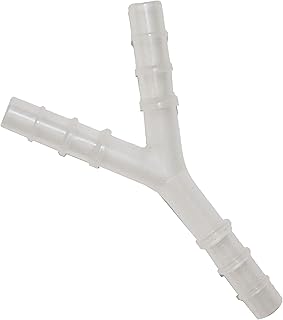 Y Tubing Connector for Oxygen & Aerosol Therapy - Male to Male - 5 Pack