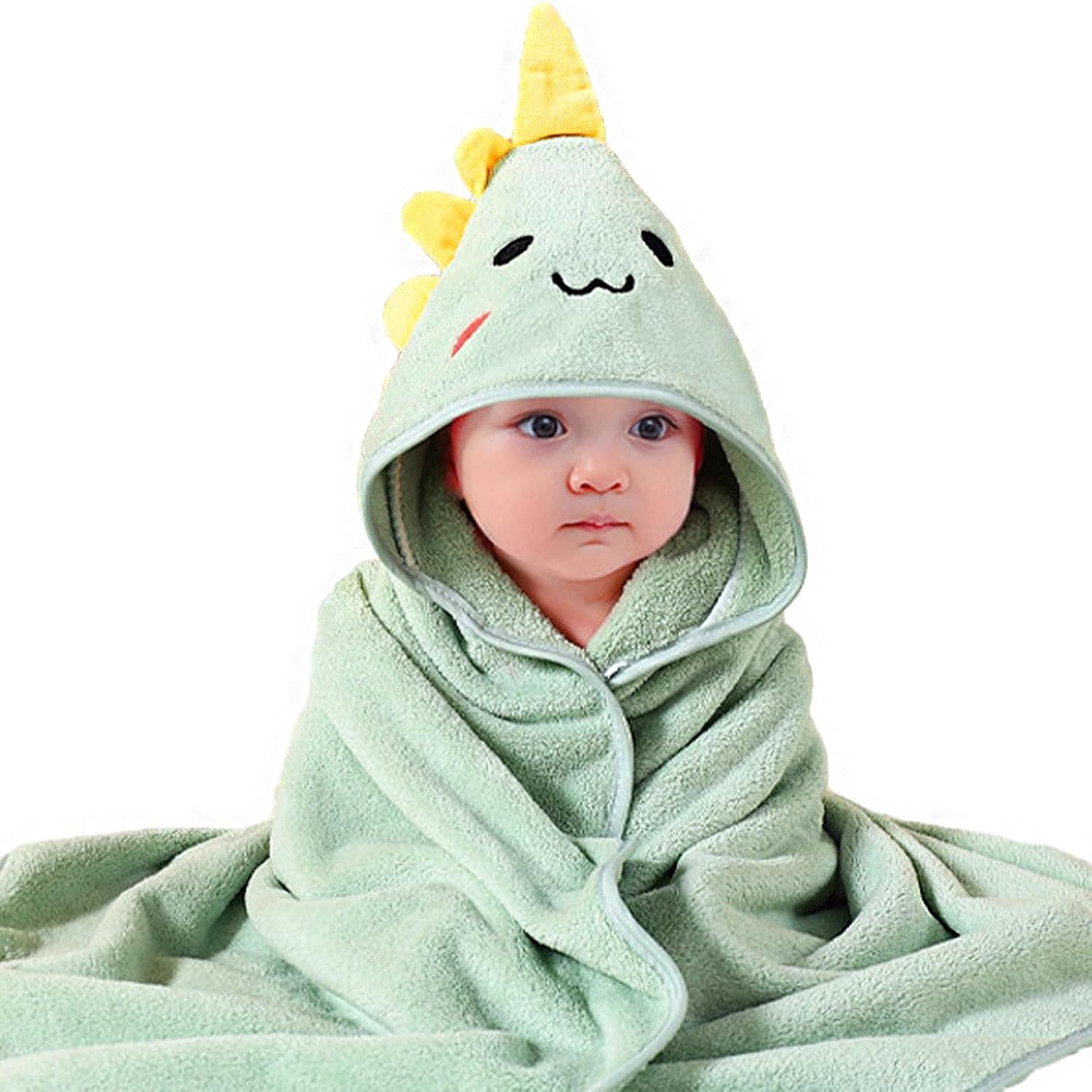 Zuimei Hooded Baby Towel Soft Baby Towel with Hood Cute Animal Design for Boy and Girl Newborn Birthday