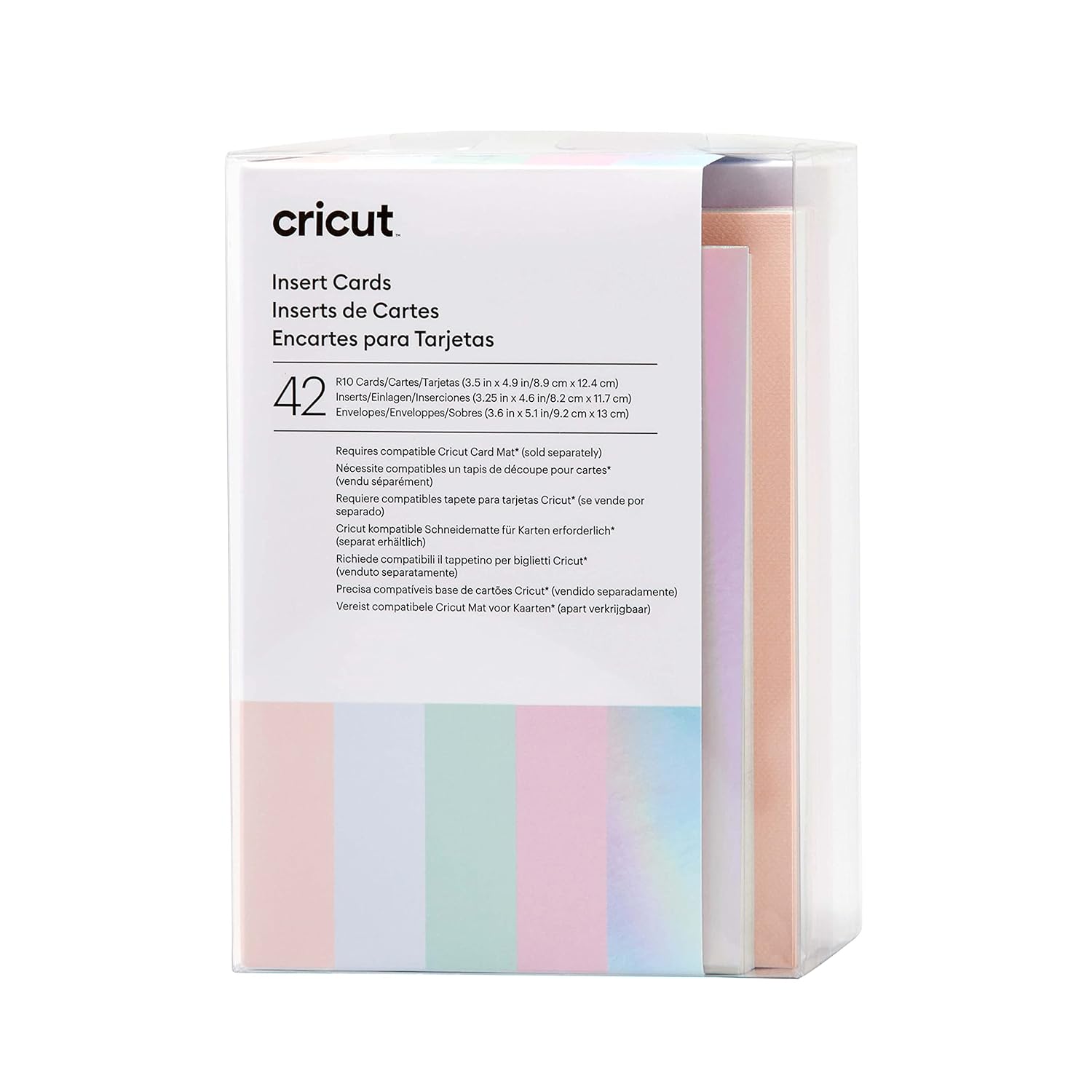 Cricut Insert Cards R10, Create Depth-Filled Birthday Cards, Thank You Cards, Custom Greeting Cards at Home, Compatible with Cricut Joy/Maker/Explore Machines, Princess Sampler (42 ct)