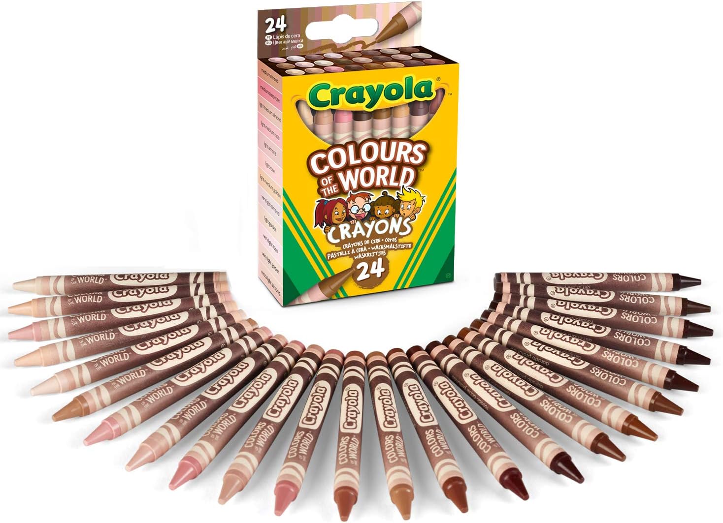 Crayola Colours of the World 24 Crayons