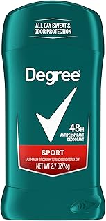 Degree Men Original Protection Antiperspirant Deodorant Sport 48-Hour Sweat and Odor Protection Antiperspirant For Men 2.7 oz