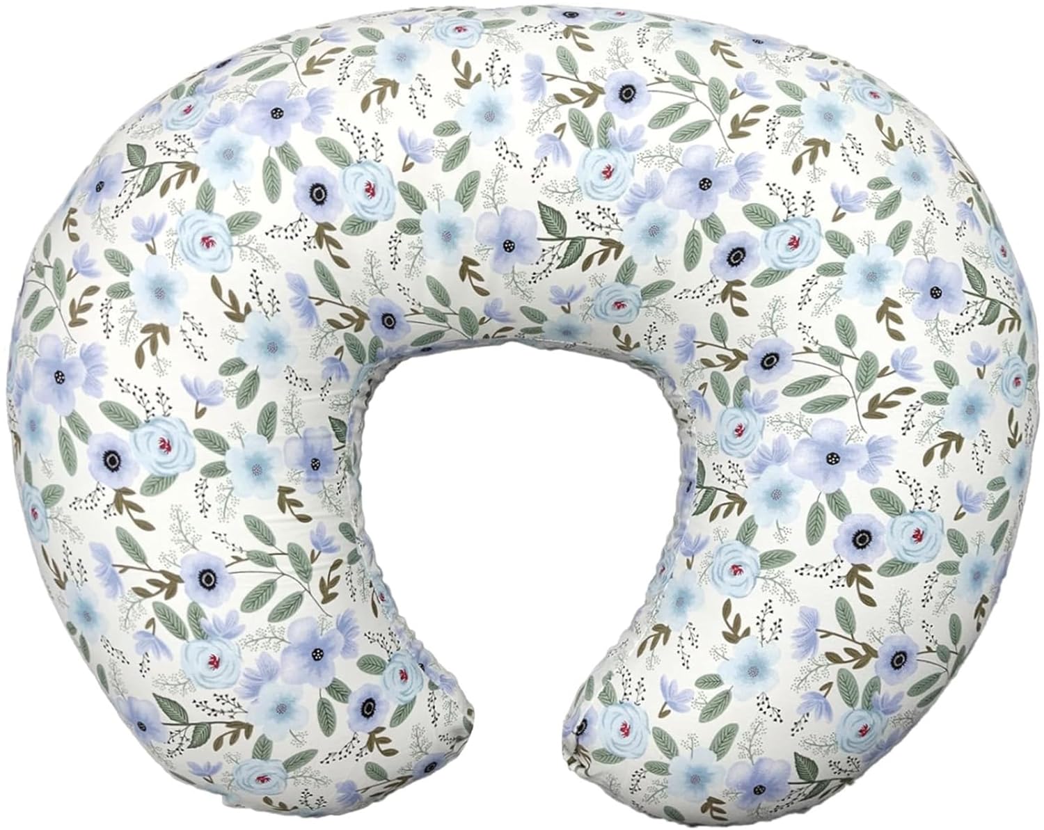 Nursing Pillow, Breastfeeding Pillows with Standard Size Removable Cover, Breast Feeding Pillow with Breathable Filling, Ergonomic Nursing Essentials for Bottle and Breastfeeding- Leaves…
