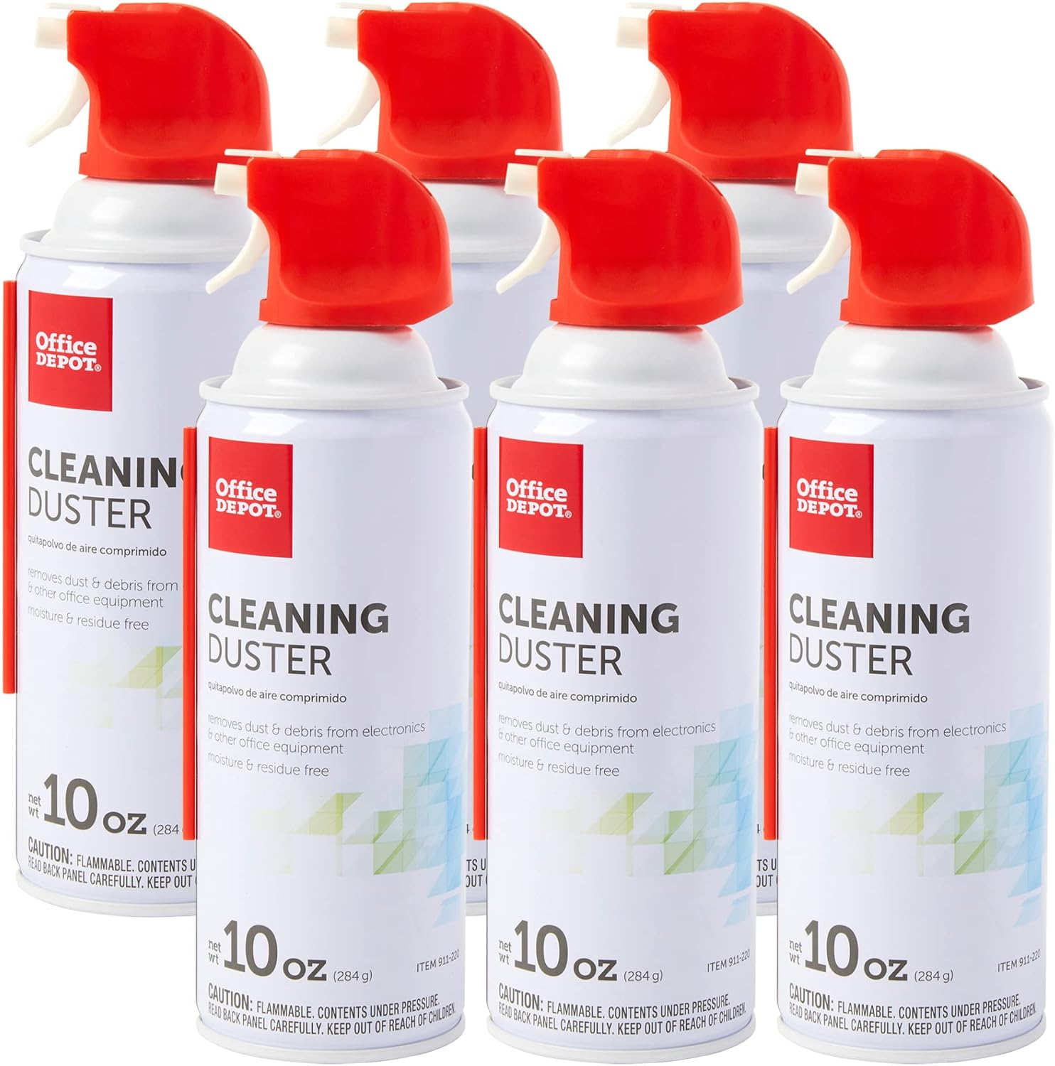 Office Depot Cleaning Duster, 10 Oz., Pack Of 6, UDS-10MS-P6