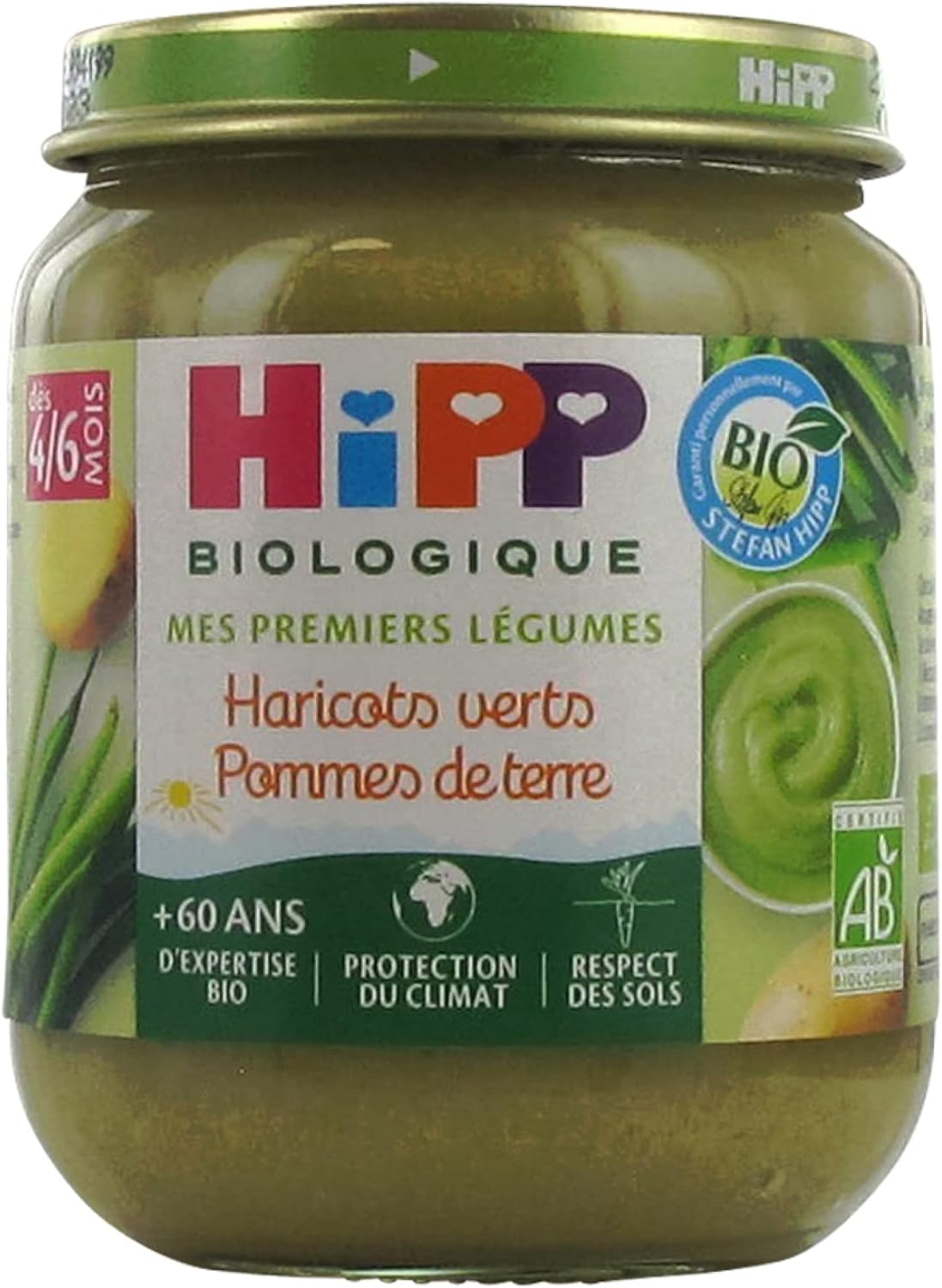 HiPP My First Vegetables Green Beans Potatoes from 4/6 Months Organic 125g