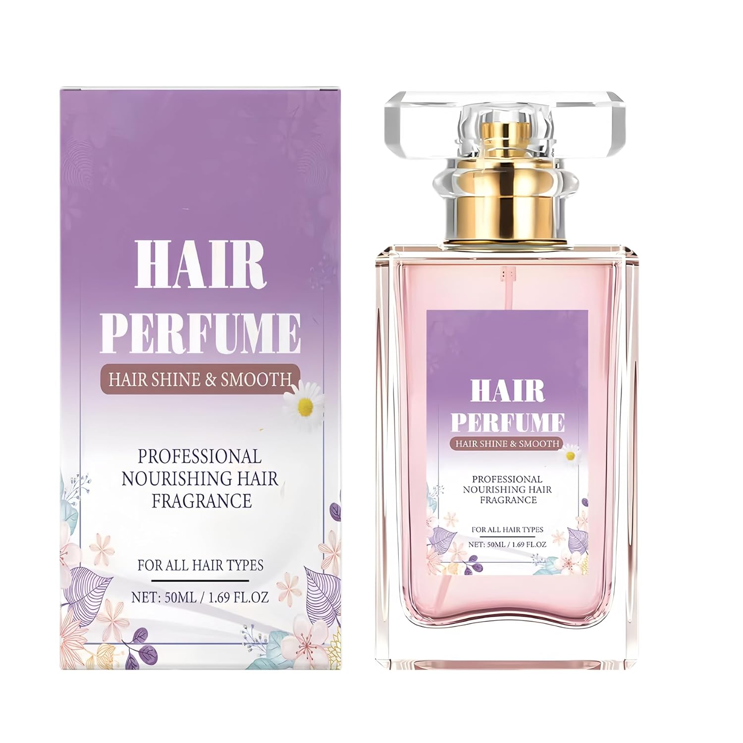 Hair Perfume, Pheromone Perfume for Women, Hair & Body Fragrance Essential Oil Odors Remove & Nourishing, Honey Infused Coconut Chamomile Portable Hydrating and Shine Spray, Light Parfum, 1.69 fl.oz