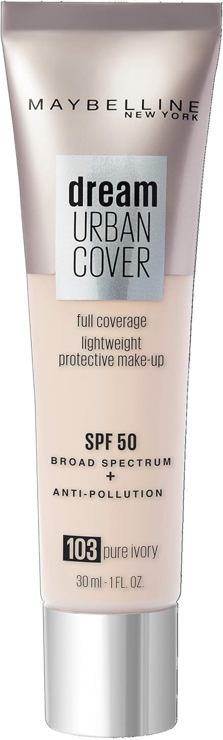 Maybelline Dream Urban Cover SPF50, 103 Pure Ivory, 30 ml (Pack of 1)