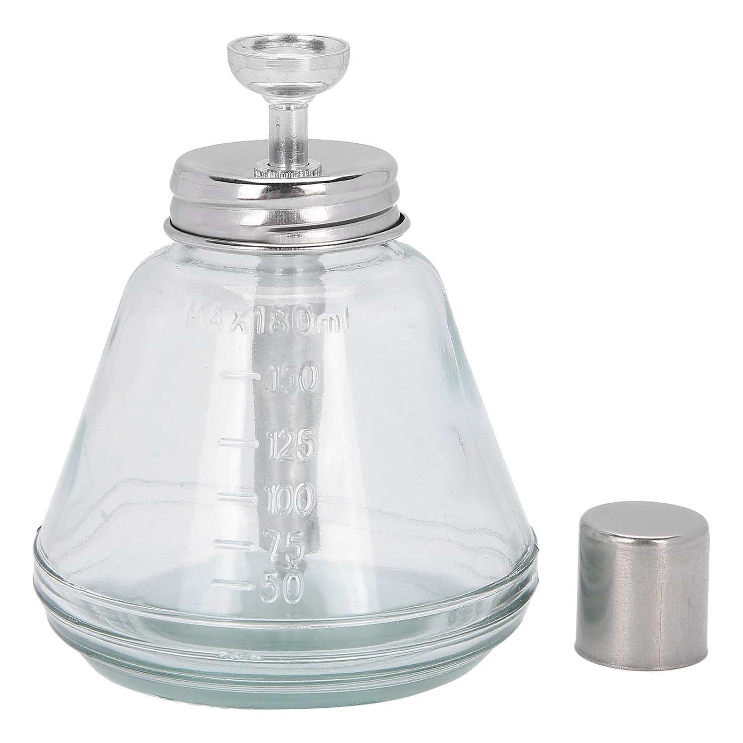 Nail Art Remover 180Ml Press Bottle, Water Dispenser Shoe Shine Gel Pump Type Liquid Empty Polish Refillable Bottle Container Manicure Accessory Liquid Water Dispenser