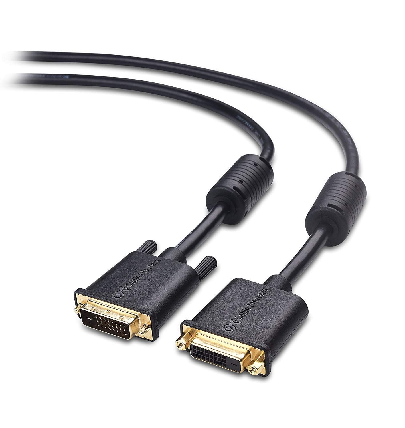 Cable Matters DVI to DVI Extension Cable (DVI-D Dual Link Extension Cable) - 6 Feet