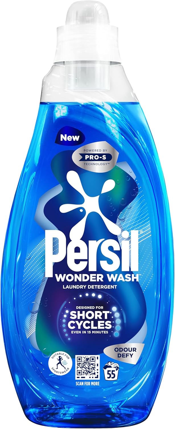 Persil Wonder Wash Odour Defy Bio Liquid Laundry 1.485 L (55 washes)