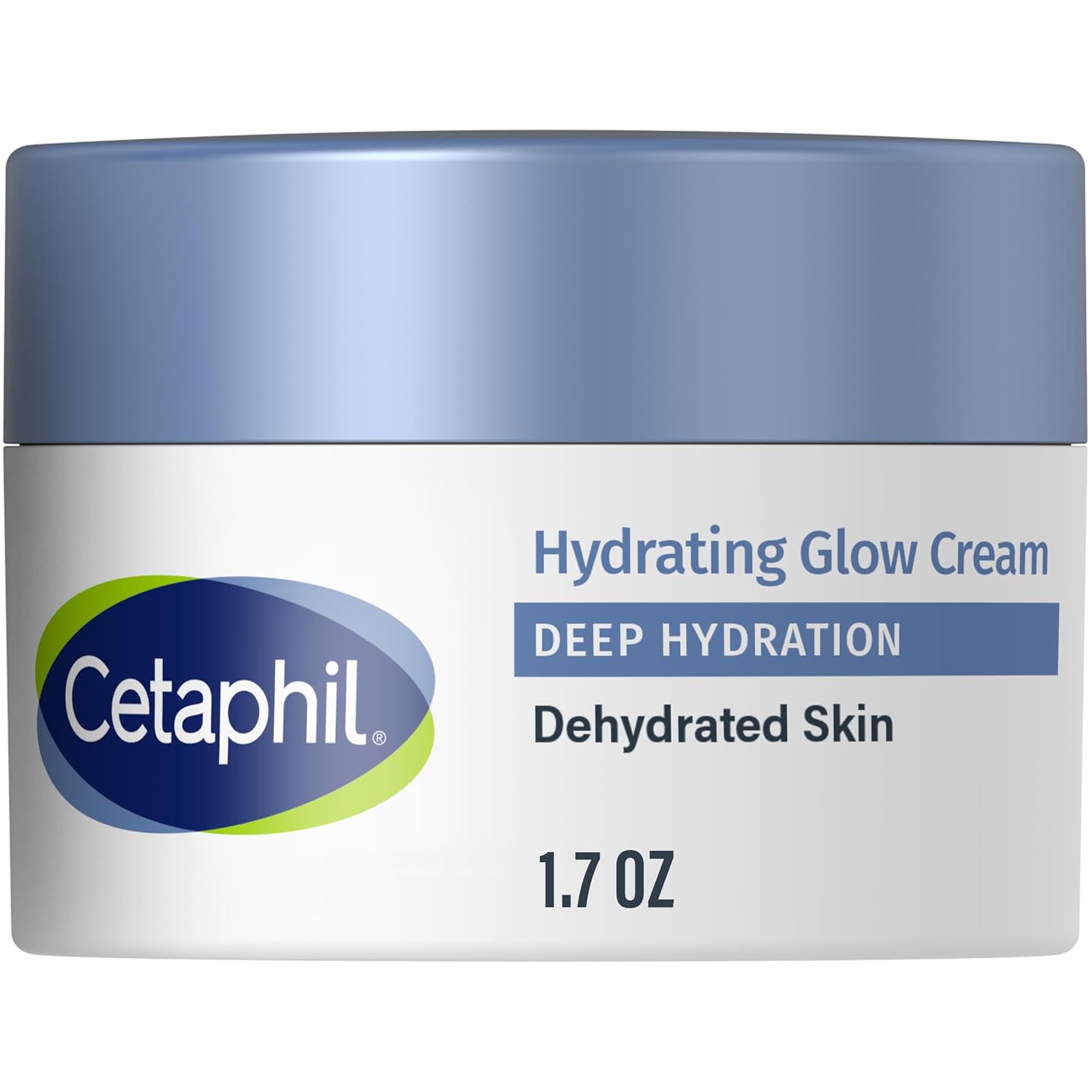 Cetaphil Deep Hydration Healthy Glow Daily Face Cream, 1.7 oz, 48 Hour Dry Skin Face Moisturizer for Sensitive Skin, With Hyaluronic Acid, Vitamin E & Vitamin B5