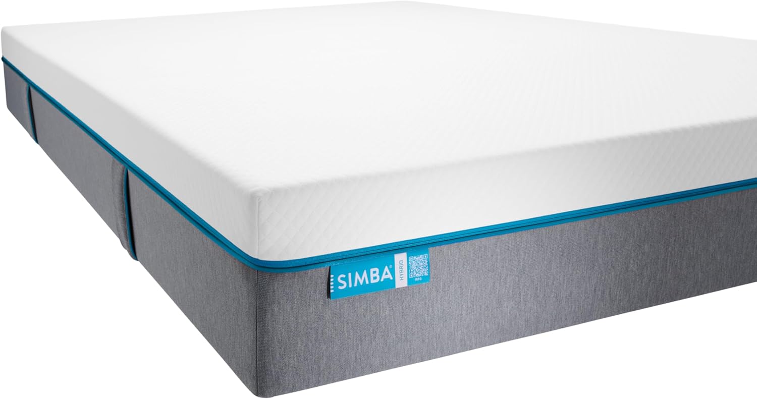 Simba Hybrid Original Mattress – King 150 x 200cm | Cooling Simbatex Foam & 1900 Aerocoil Springs for Pressure Relief | Which? Best Buy | 200 Night Trial