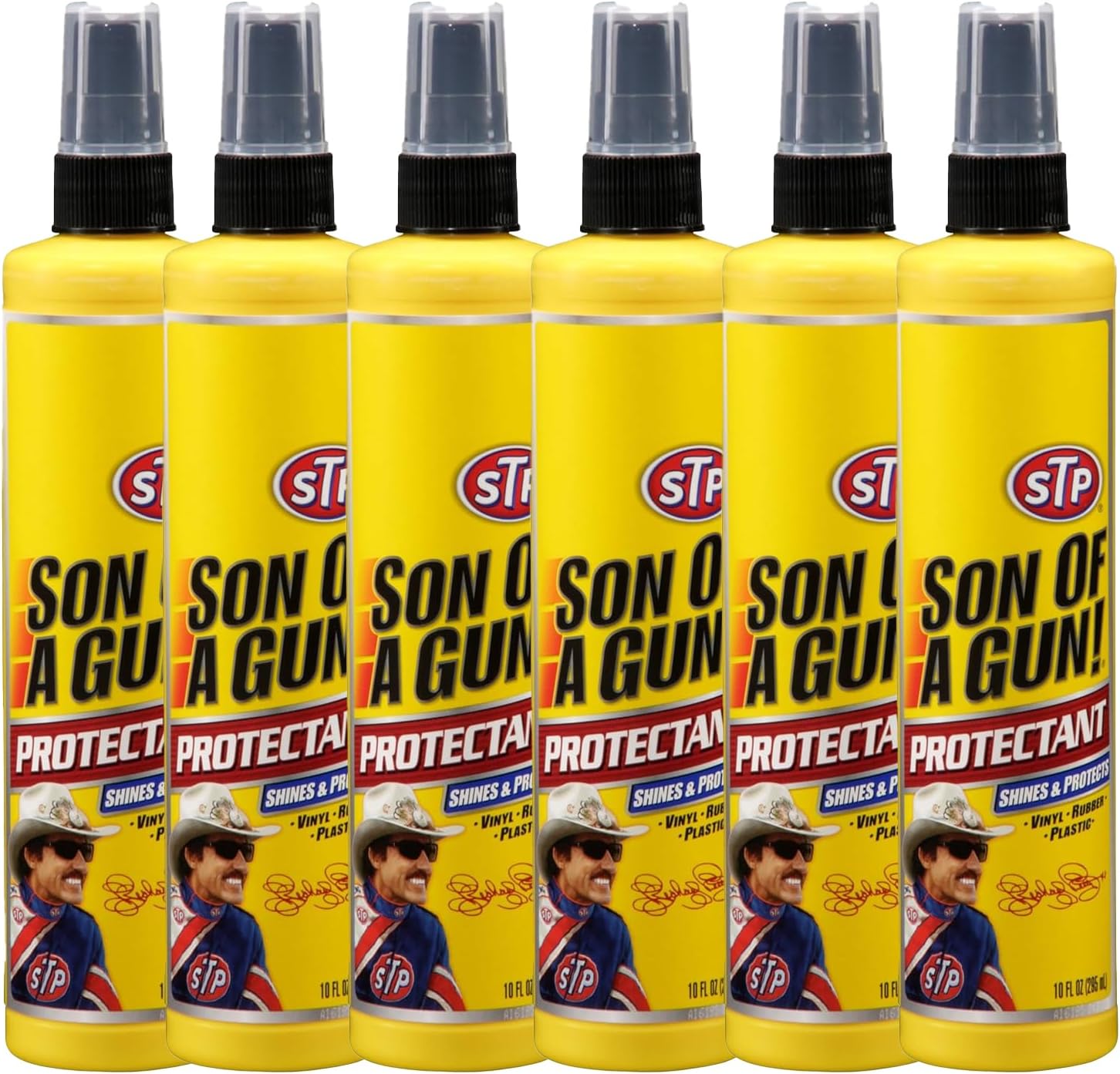 STP Son of a Gun All-in-One Car Cleaner and Ultimate Car Interior Care Products (Protectant Spray, 6 Packs)