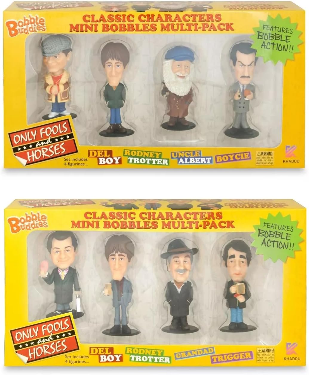 Sporting Profiles Only Fools and Horses Mini Bobblehead Bobble Head Buddies Figures Collector Sets 1 and 2 Multi Collectors Pack