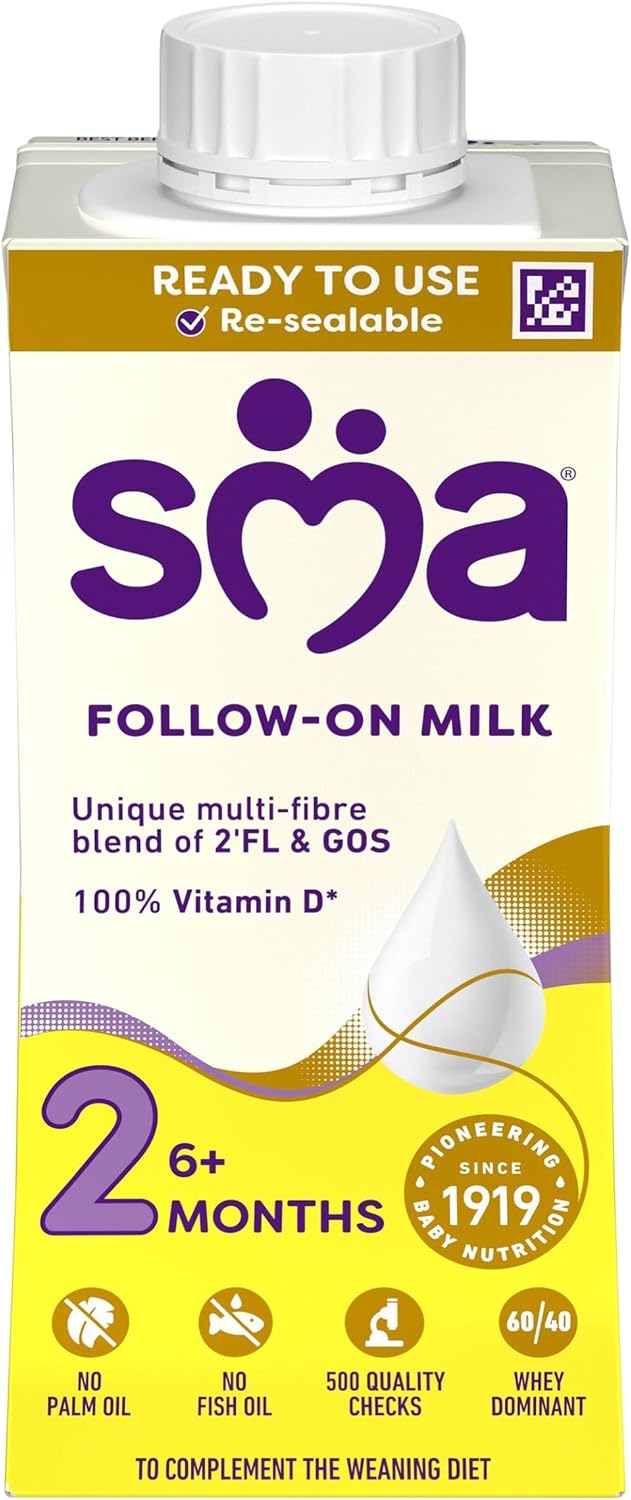 SMA 2 Follow-on Baby Milk Ready Liquid Formula 6 Months+