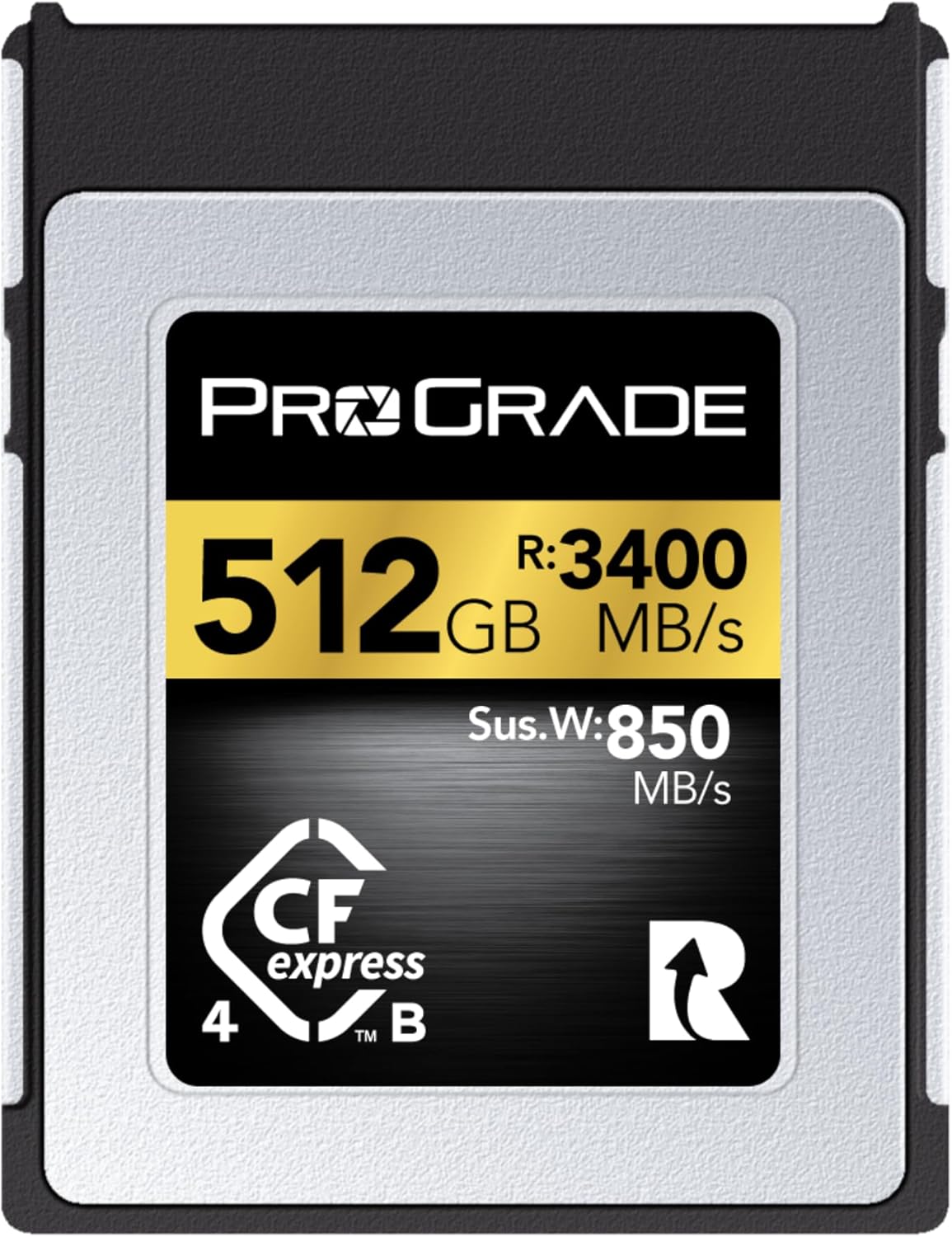 ProGrade Digital Memory Card - CFexpress 4.0 Type B for Cameras | Optimized for Express Transfer of Files & Large Storage | 512GB Gold Series