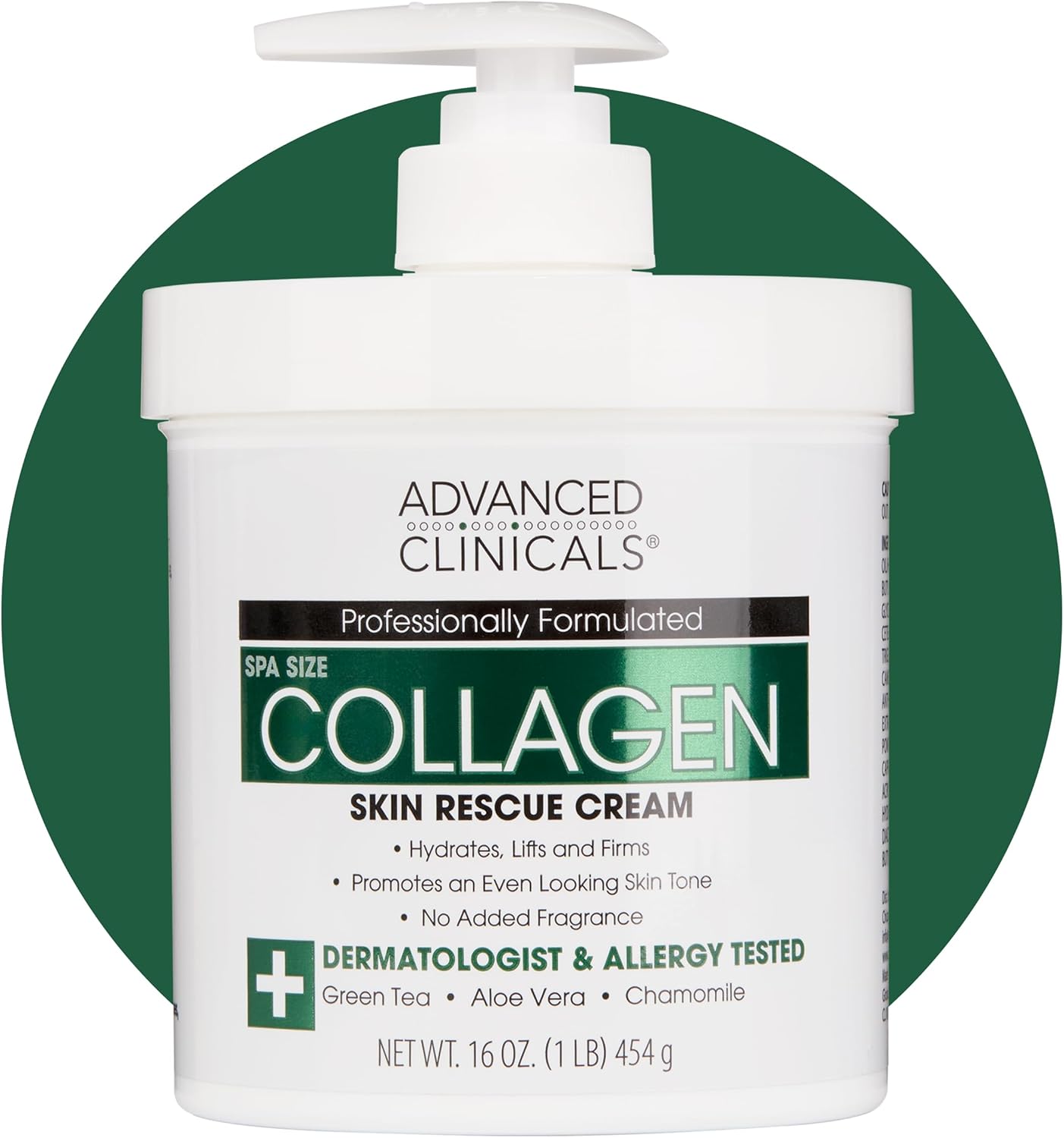 Advanced Clinicals Collagen Skin Rescue Lotion by Advanced Clinicals